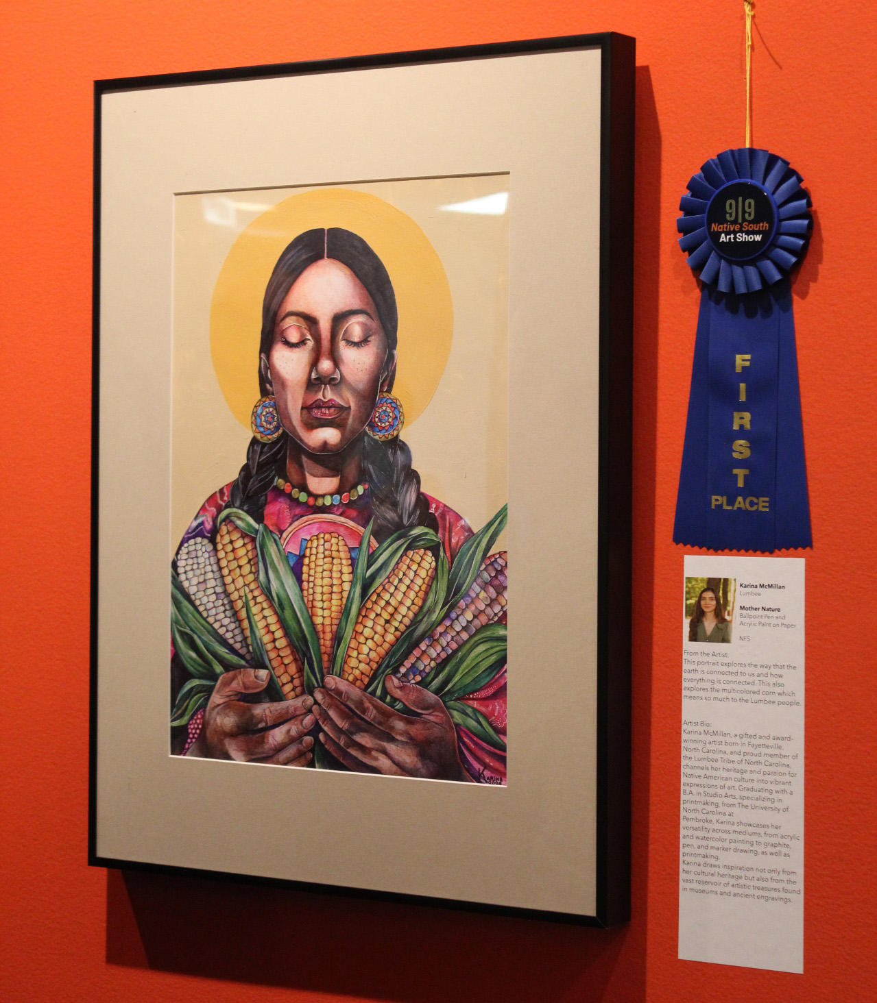 vybrook Academy Cary celebrates Discovery teacher Karina McMillan, whose award-winning art was selected for the Museum of the Southeast American Indian