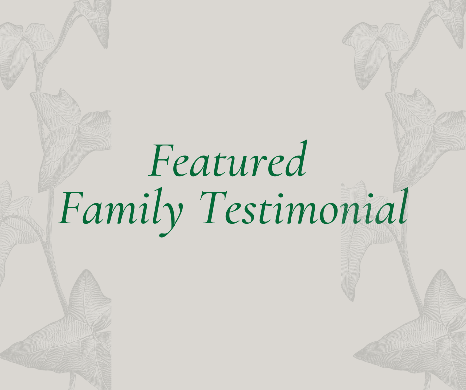 Family Testimonial for Ivybrook Academy Seven Hills